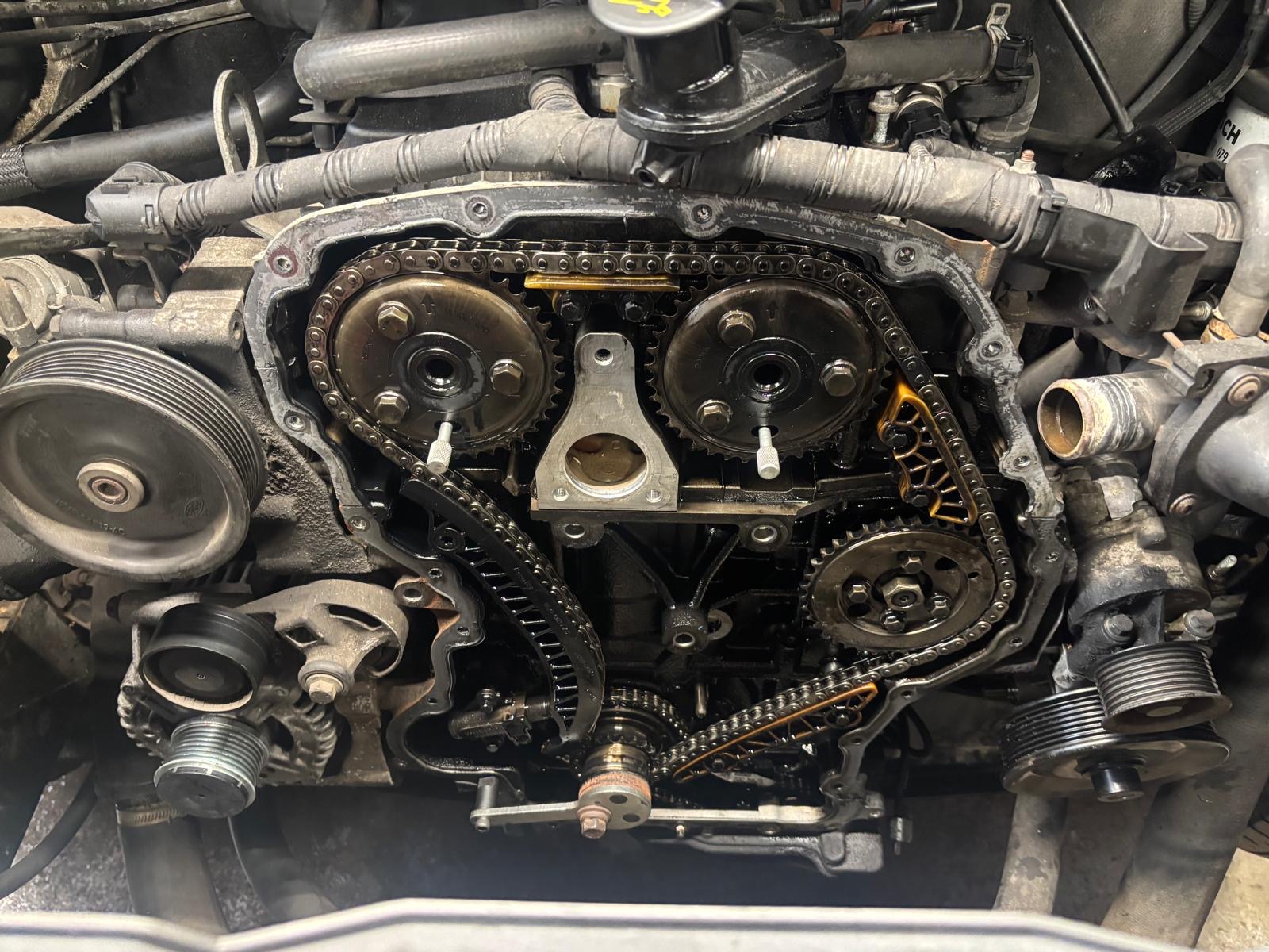 Timing chain and cambelt work